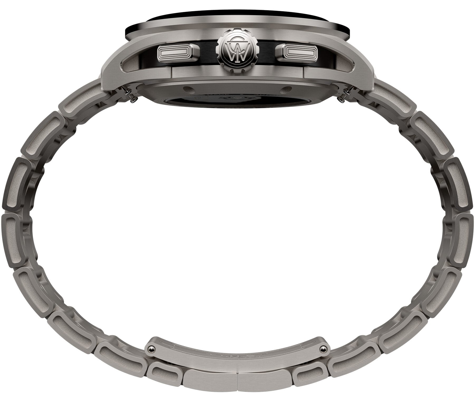 Timex Atelier Automatic profile, crown side