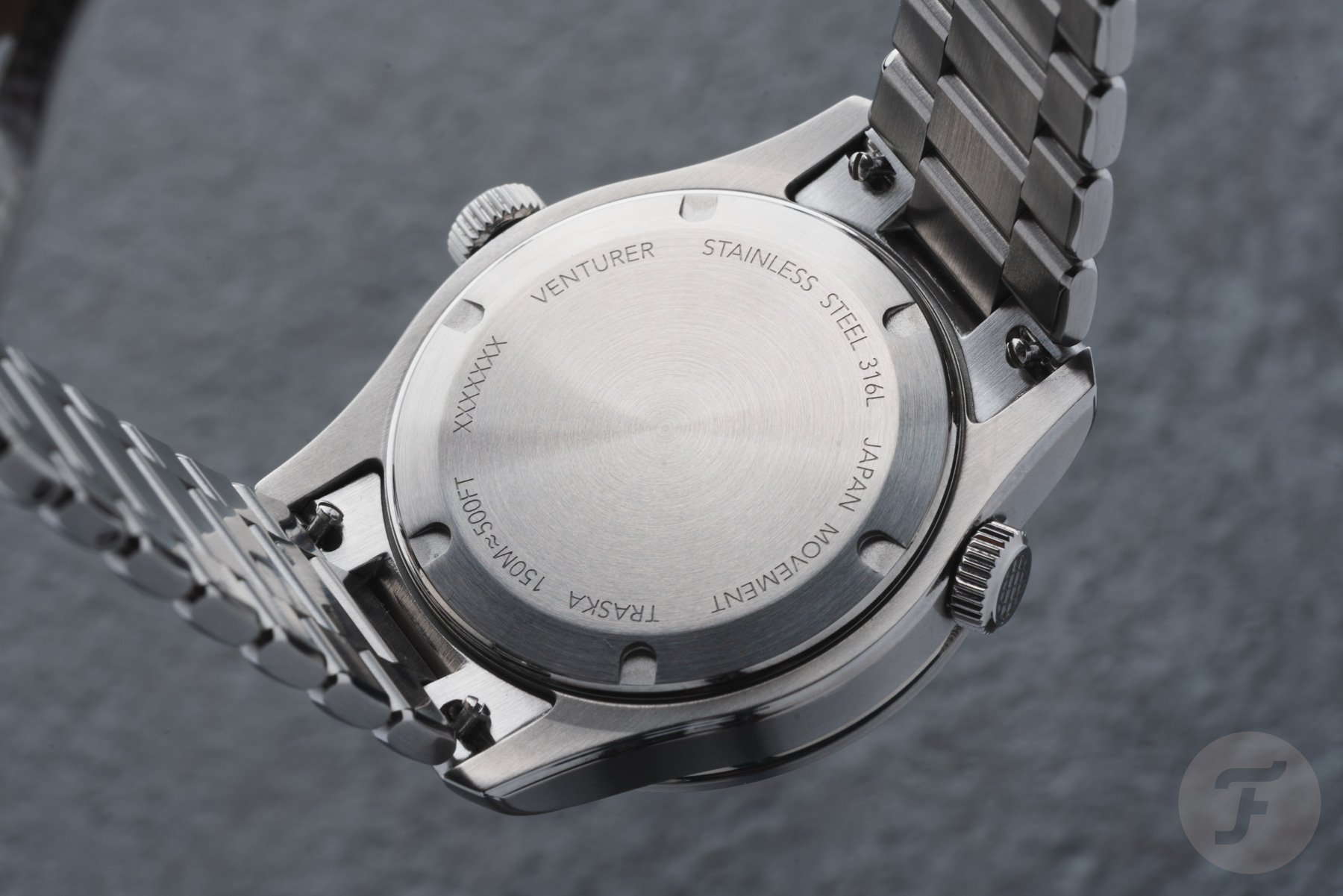 Traska Venturer GMT case back