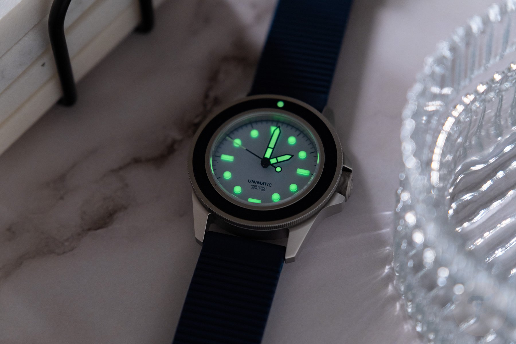 Unimatic Modello Uno UT1-IPP flat-lay lume shot