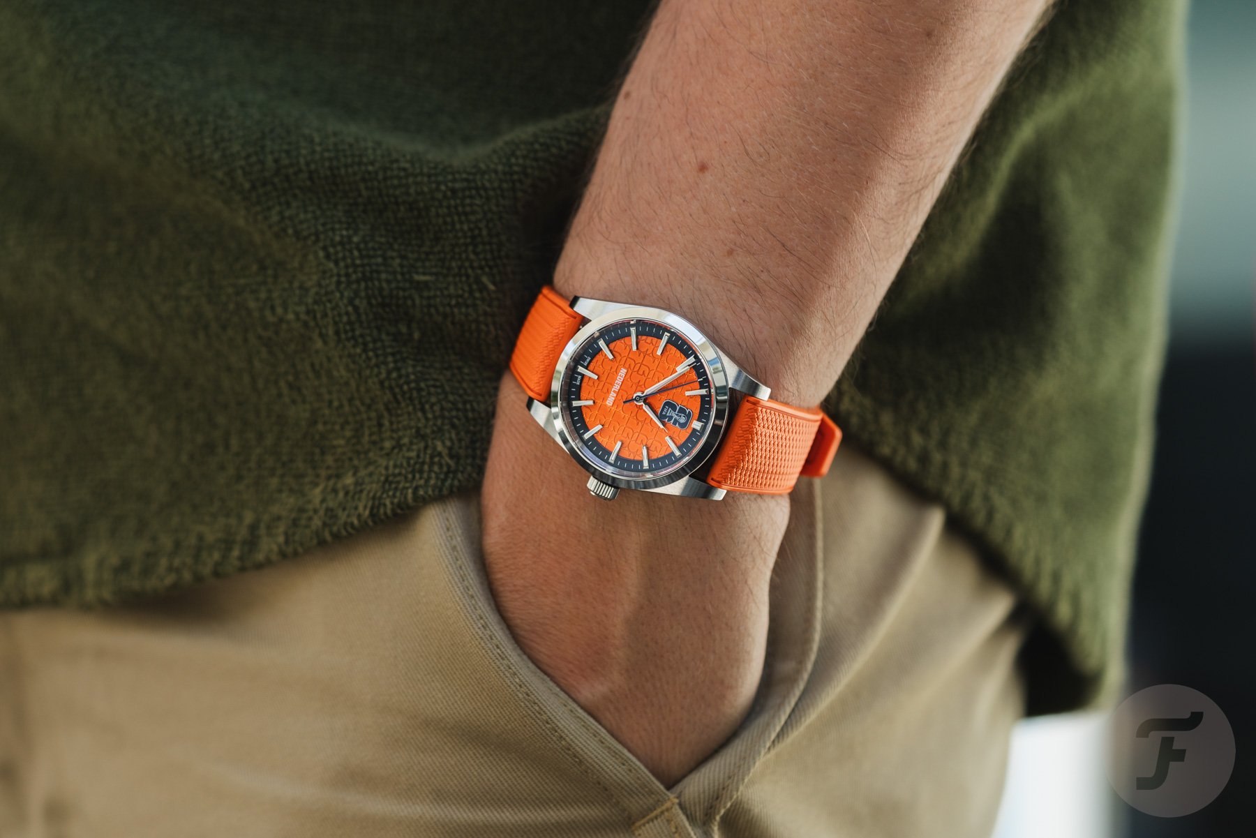 Axia Time World Cup Netherlands watch, pocket shot