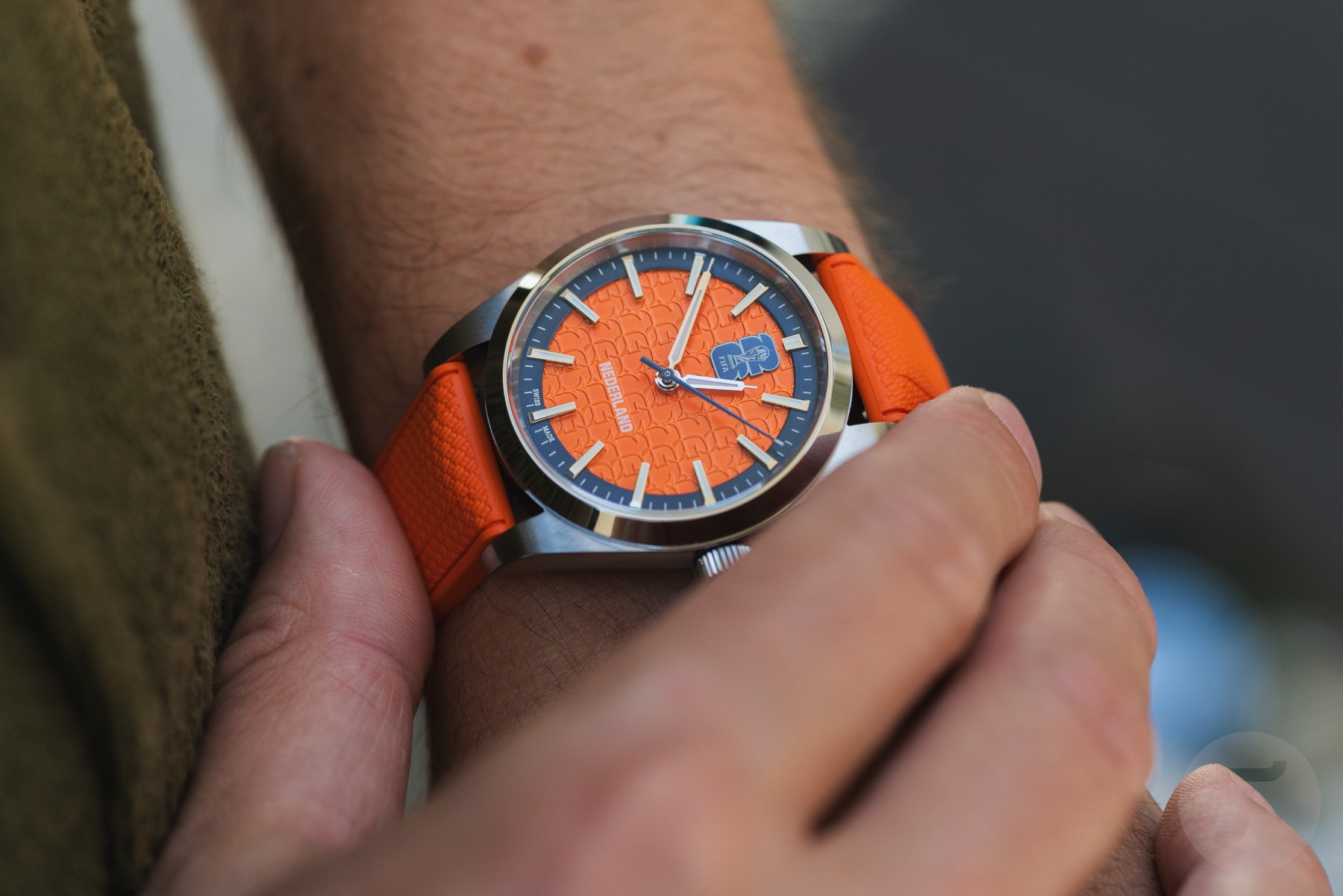 Axia Time World Cup 2026 Watches netherlands edition on the wrist