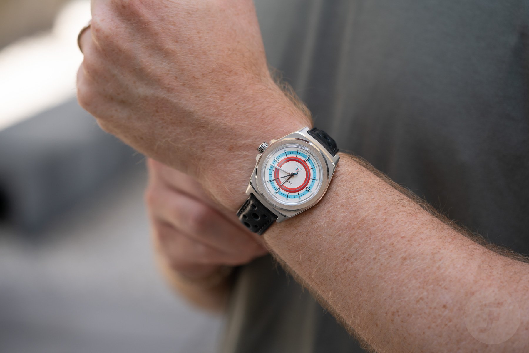 Bravur Team Heritage STR Watch on the wrist