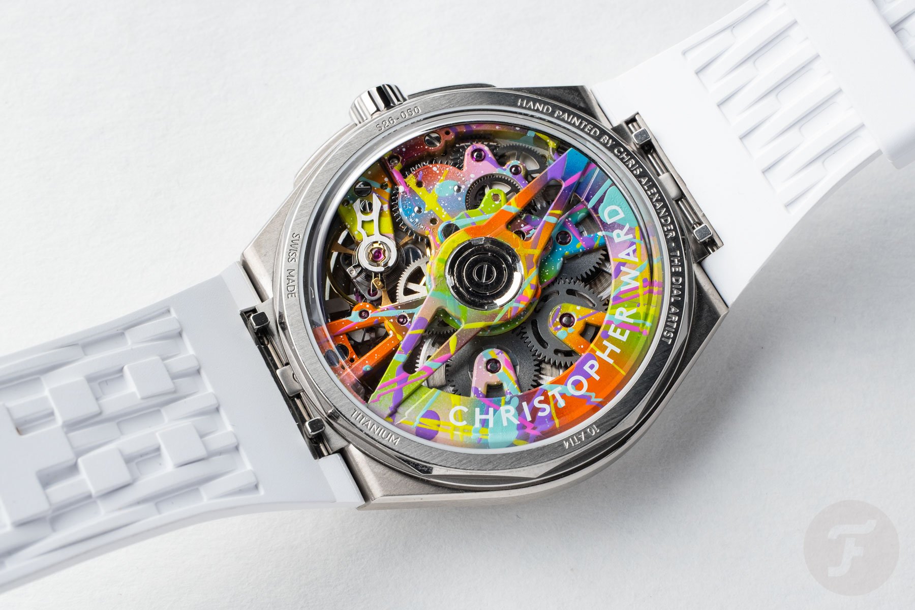 Christopher Ward Twelve Xander case back and movement