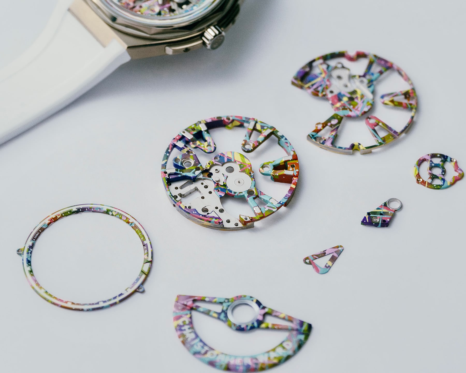 Christopher Ward Twelve Xander painted components