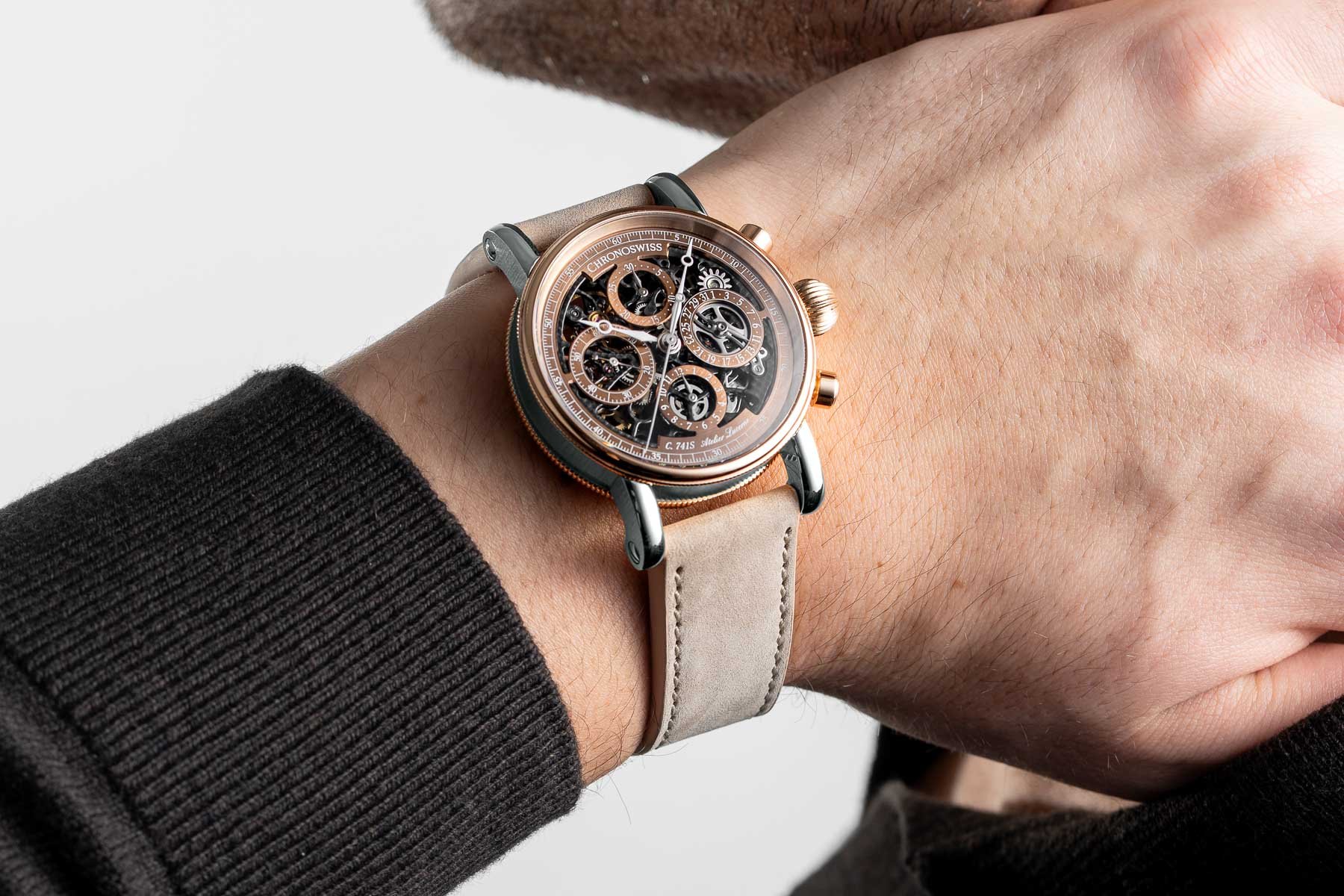 Chronoswiss Opus Dakar Sundown wrist shot 2