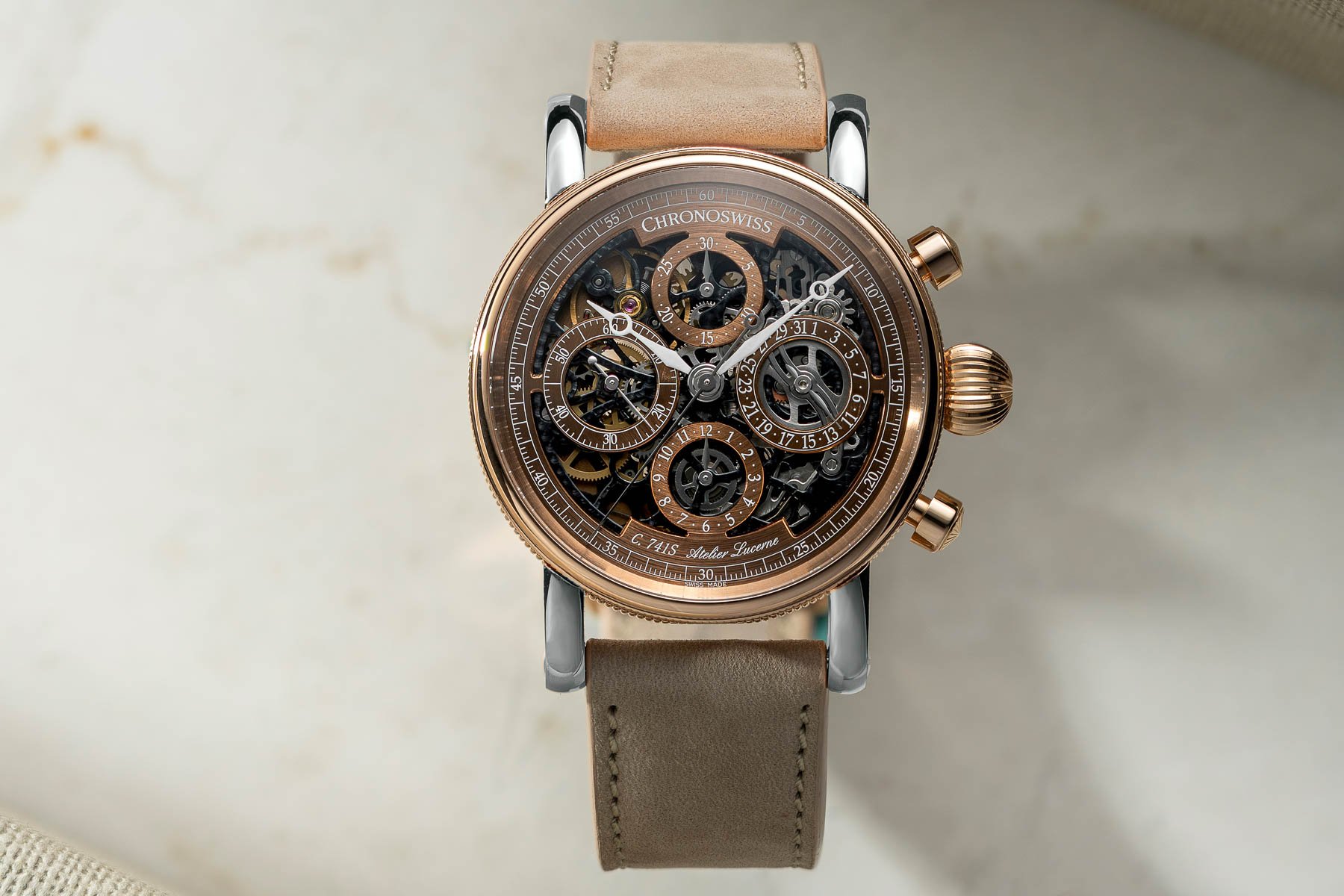 Chronoswiss Opus Dakar Sundown head-on