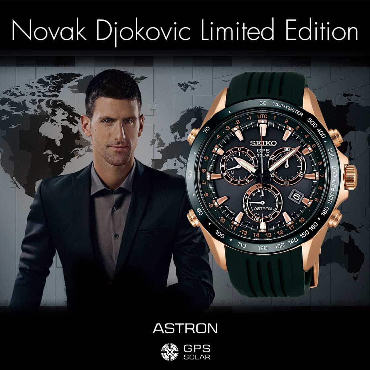 The 2014 Astron GPS Solar Chronograph Novak Djokovic Limited Edition