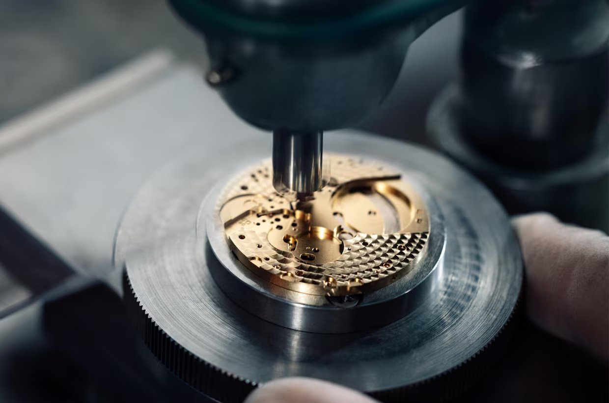 movement decoration at the Glashütte Original manufacture