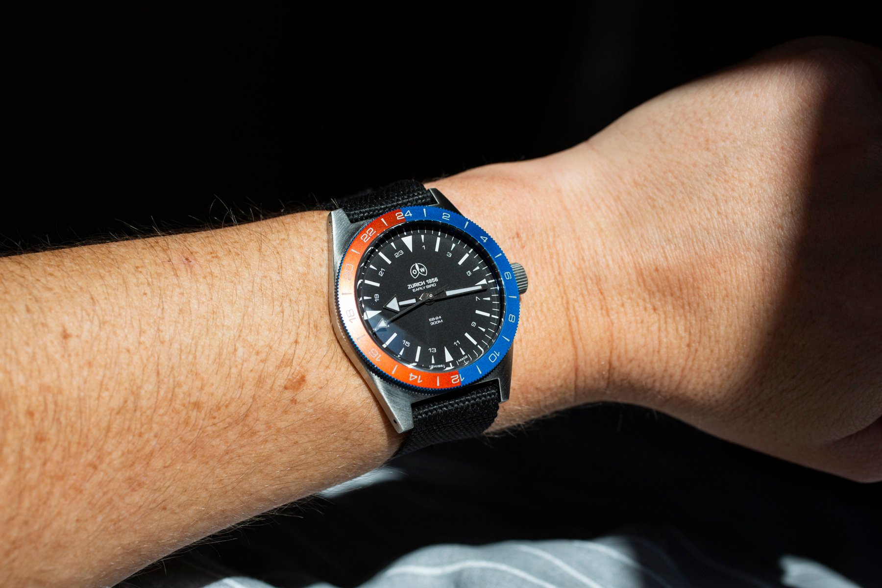 Ollech & Wajs Early Bird EB-24 wrist shot