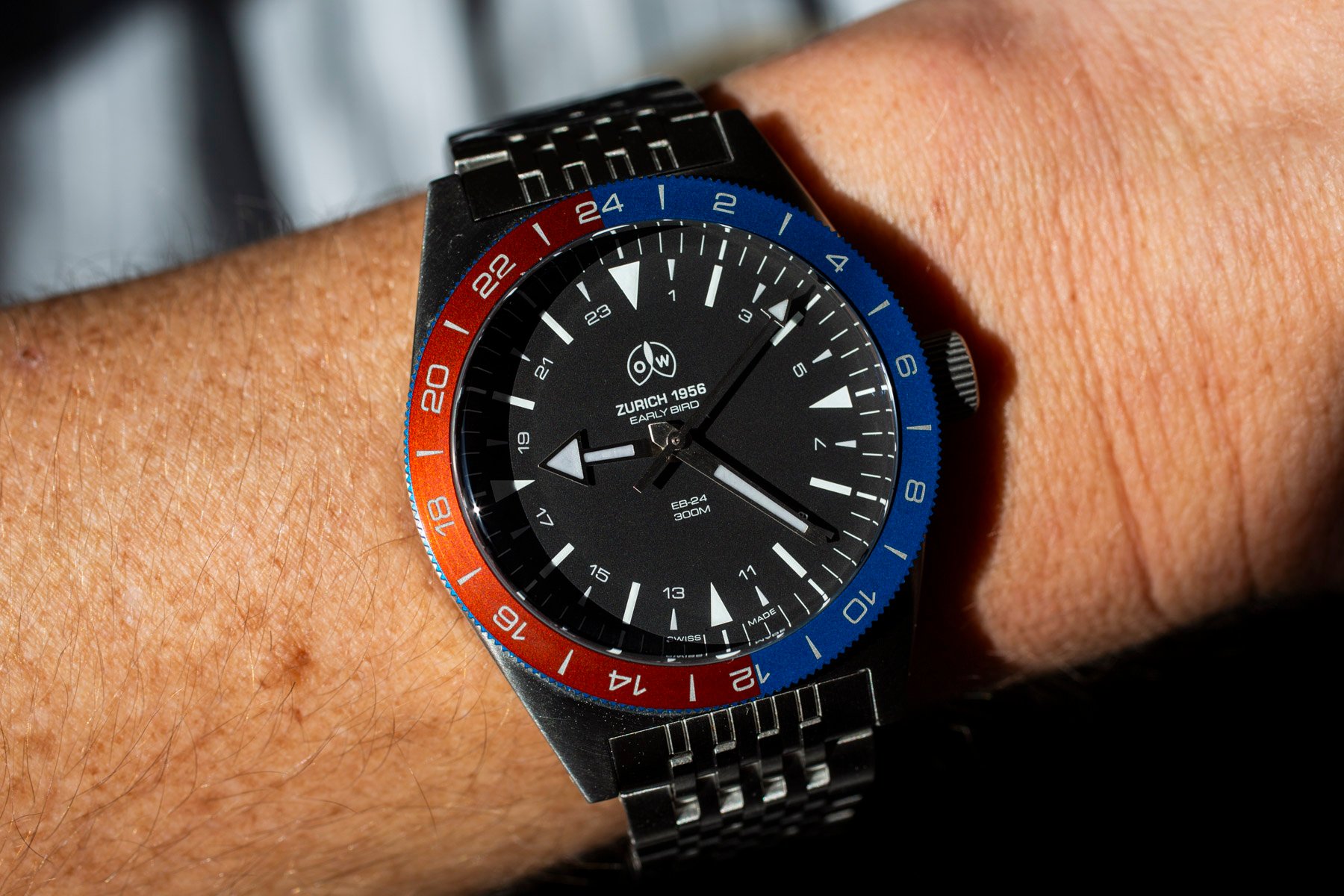 Ollech & Wajs Early Bird EB-24 wrist shot