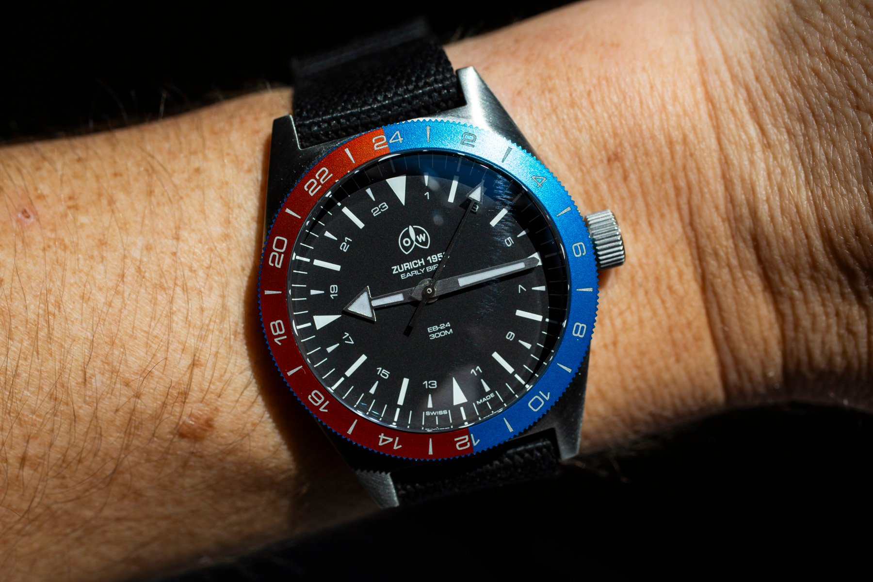 Ollech & Wajs Early Bird EB-24 wrist shot