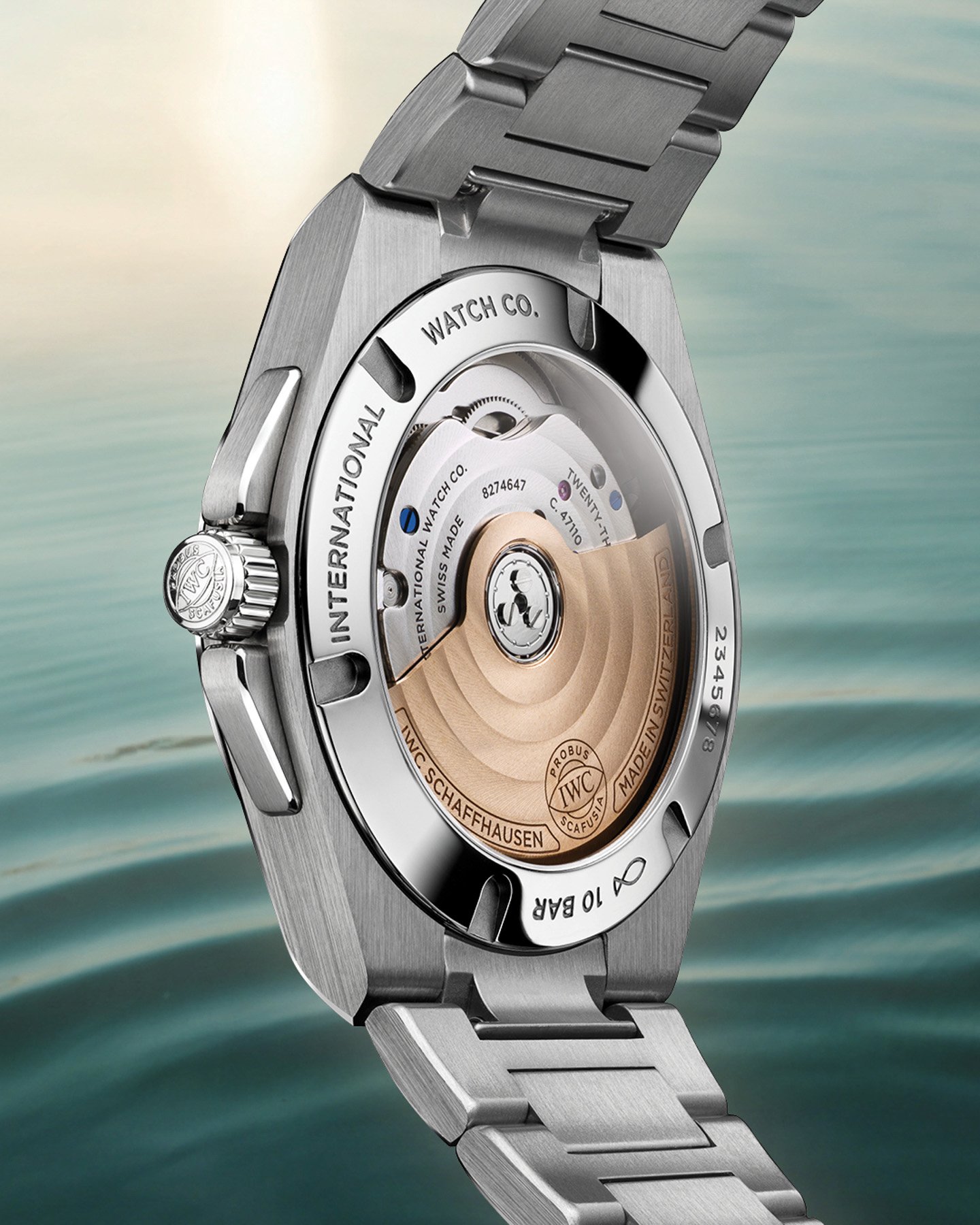 IWC Ingenieur Automatic IW324902 rear angled view