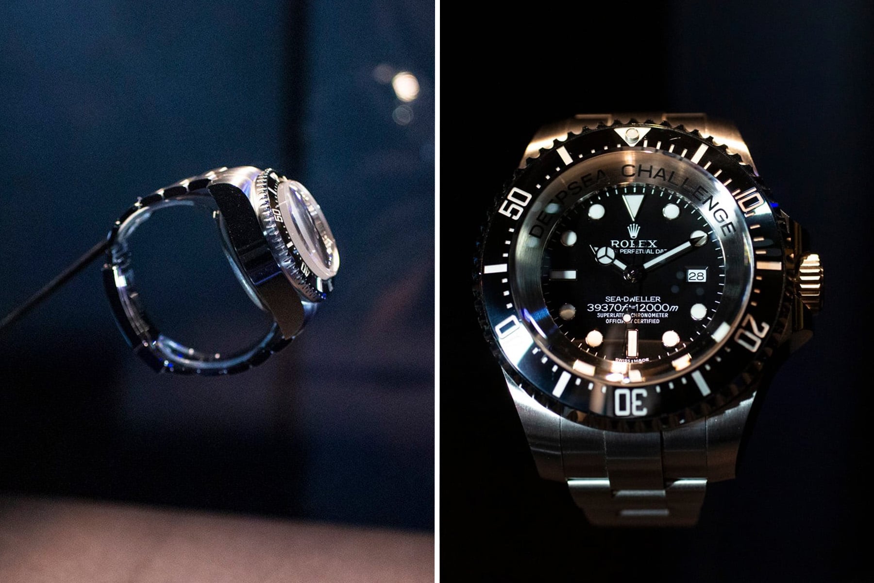 James Cameron's Rolex Deepsea Challenge collage