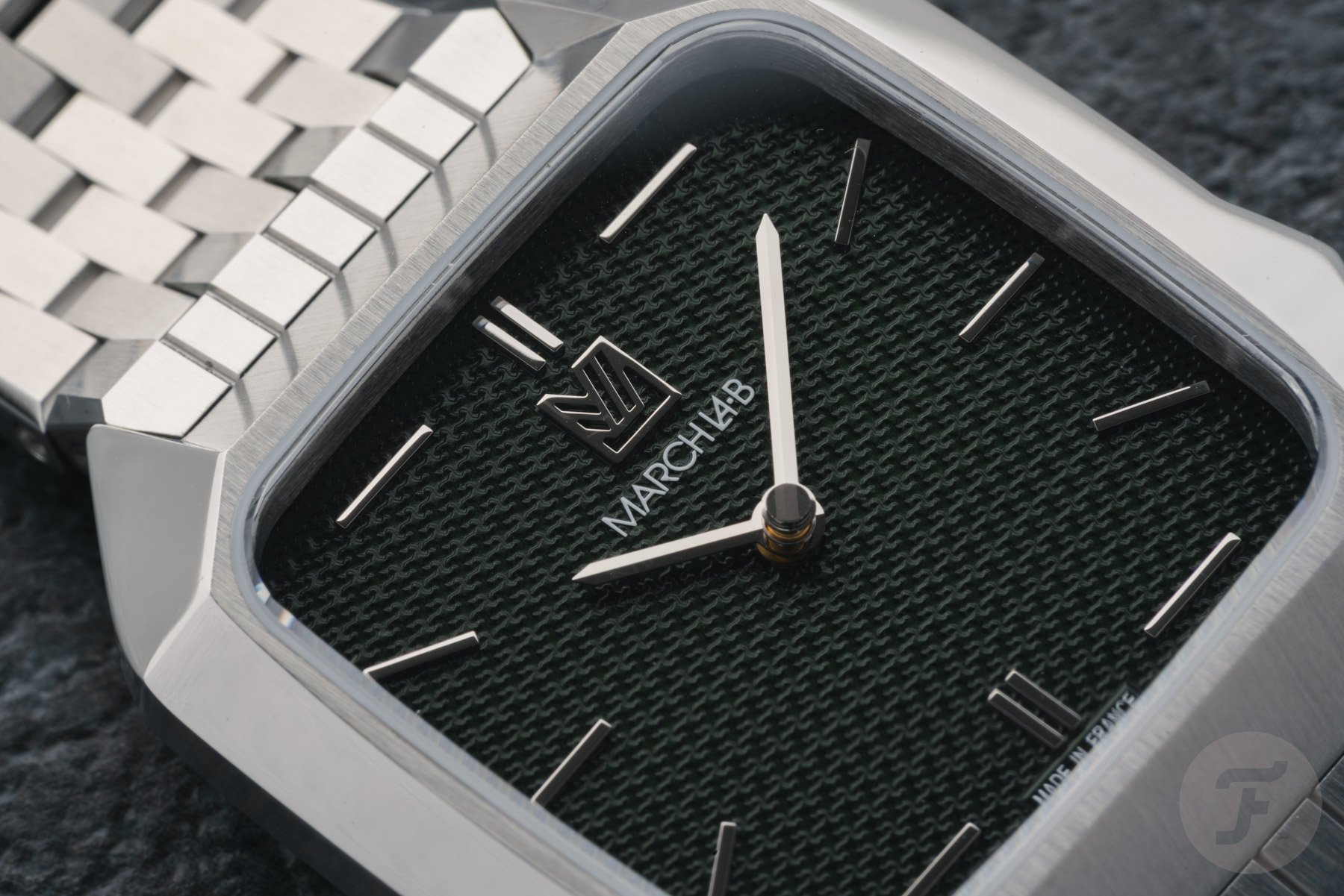March LA.B AM2 XS Grall dial up close
