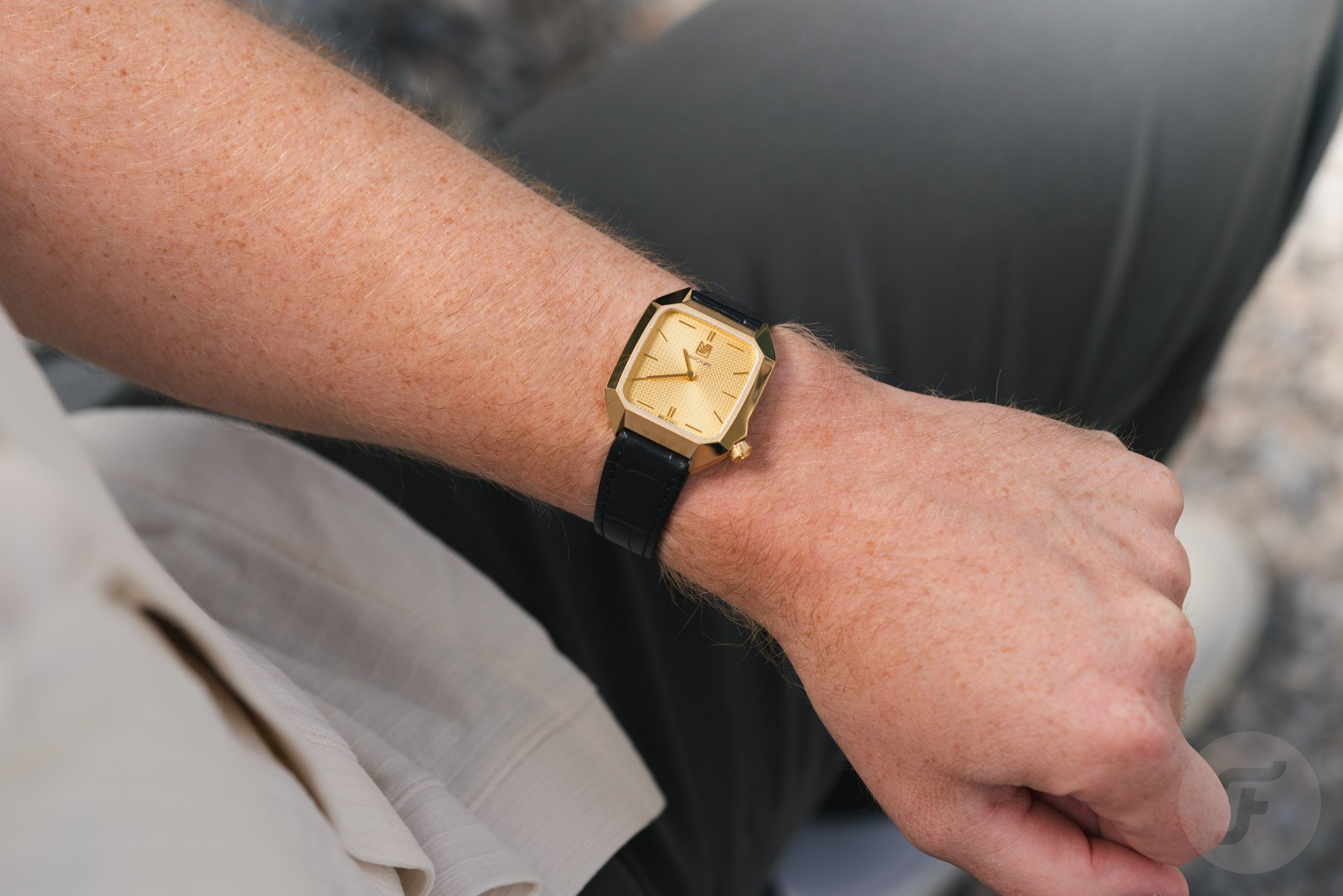 March LA.B AM2 XS Golden Hour on wrist