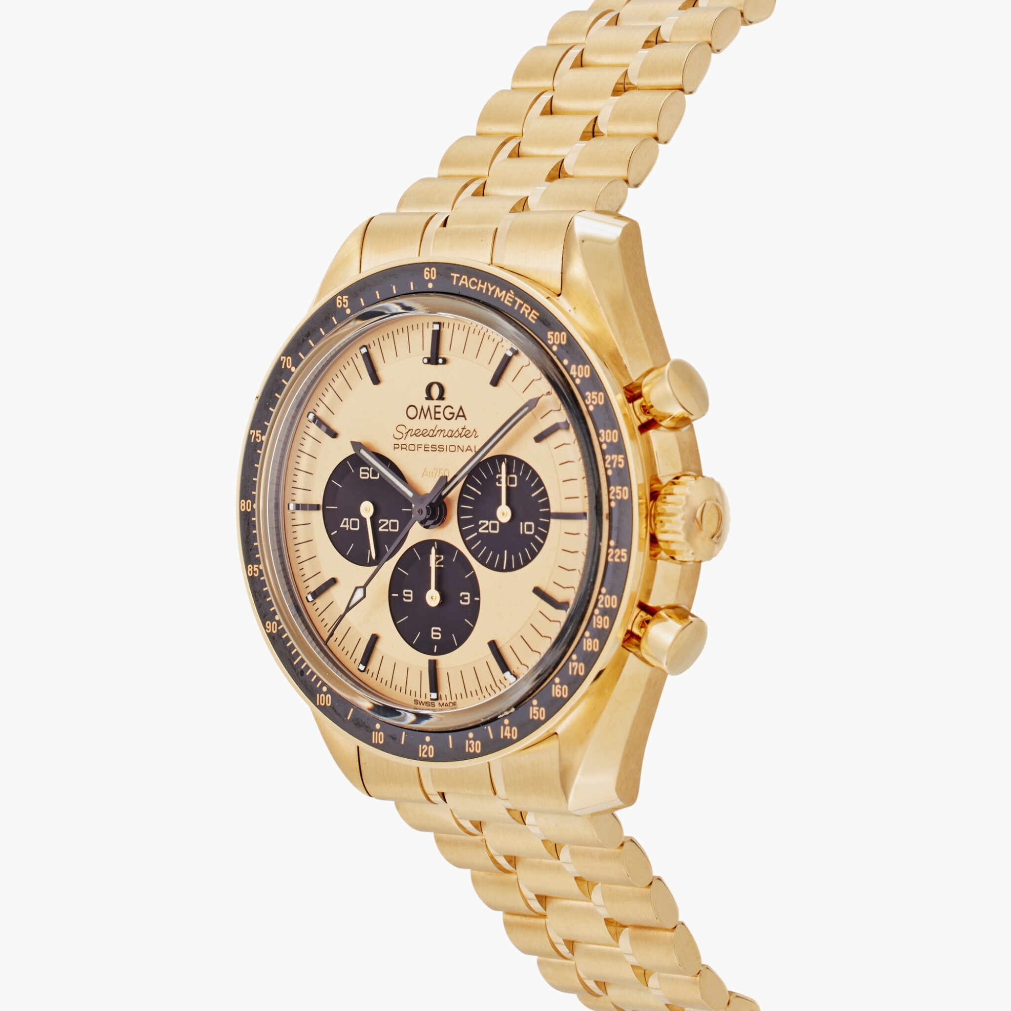 Omega Speedmaster "Pikachu" in Moonshine Gold from Buzz Aldrin