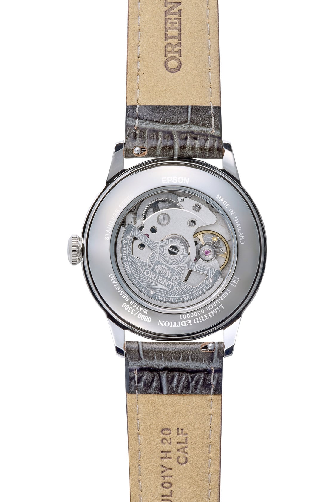 Orient Bambino 38 RA-BB0006N case back