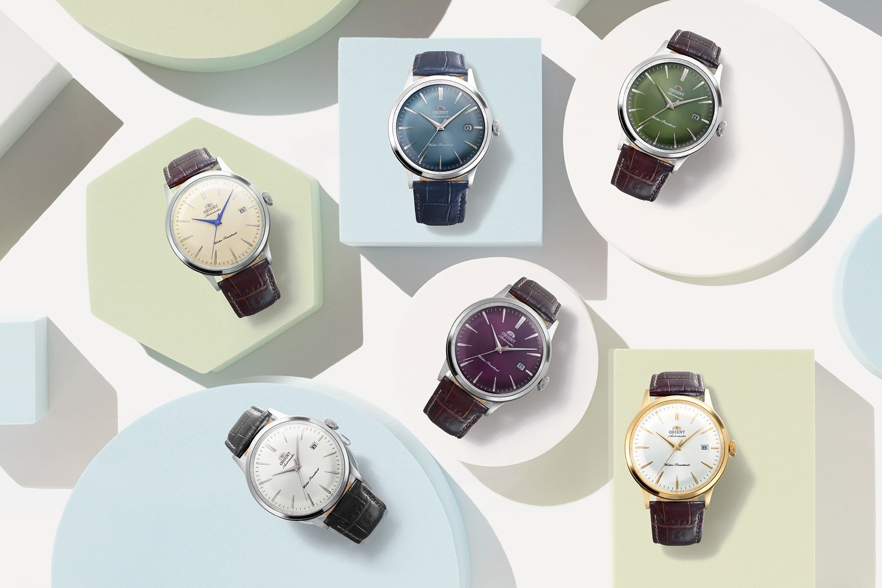 Orient Bambino 40.5 collage