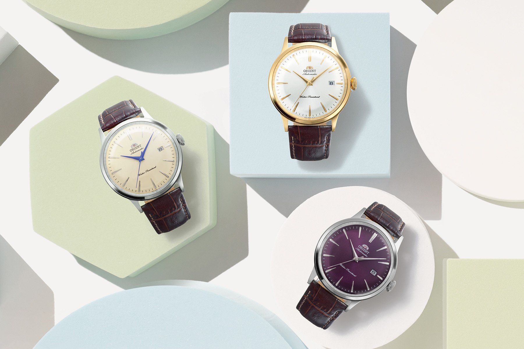 Orient Bambino 40.5 collage