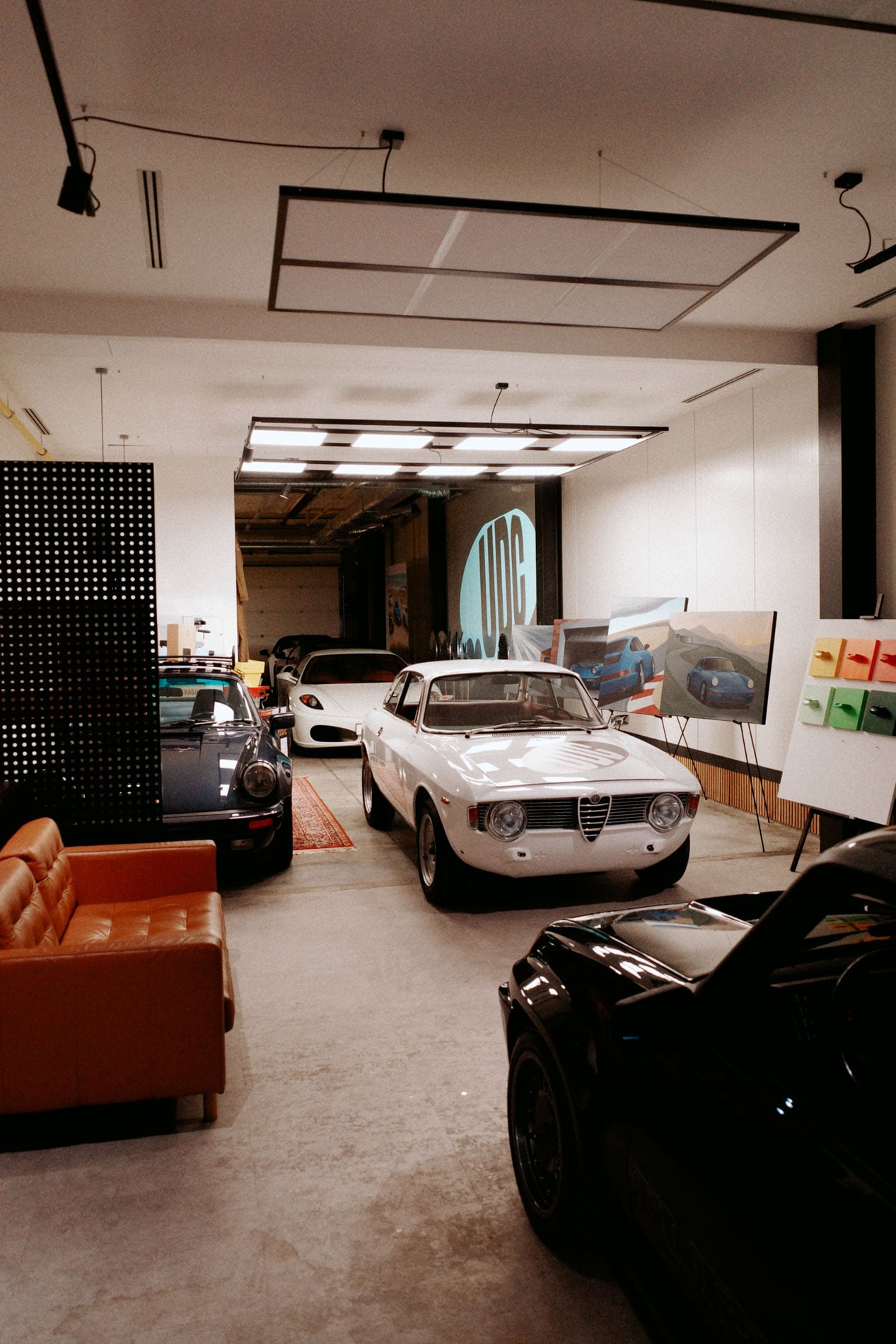 inside the Unboring Drive Club garage