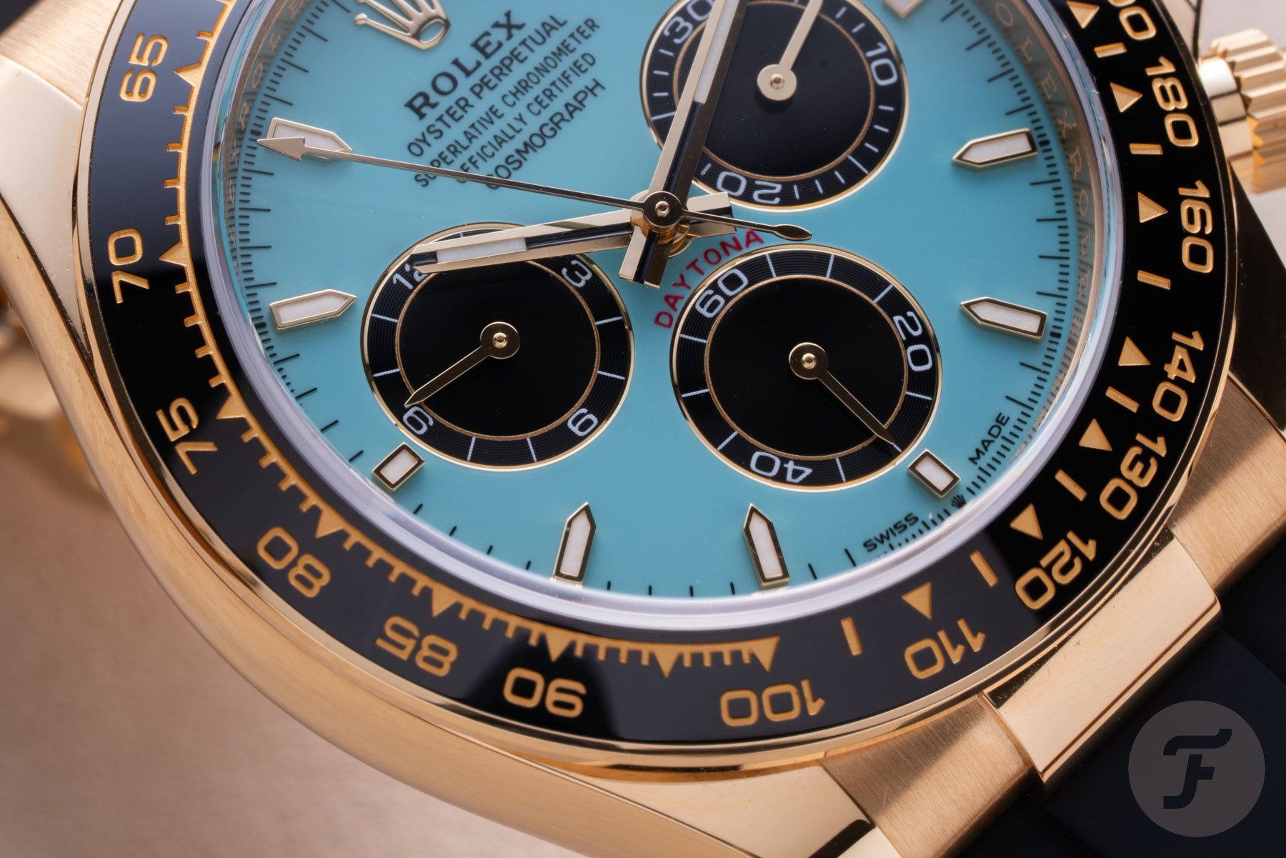 Dial of the Rolex Daytona 126518LN