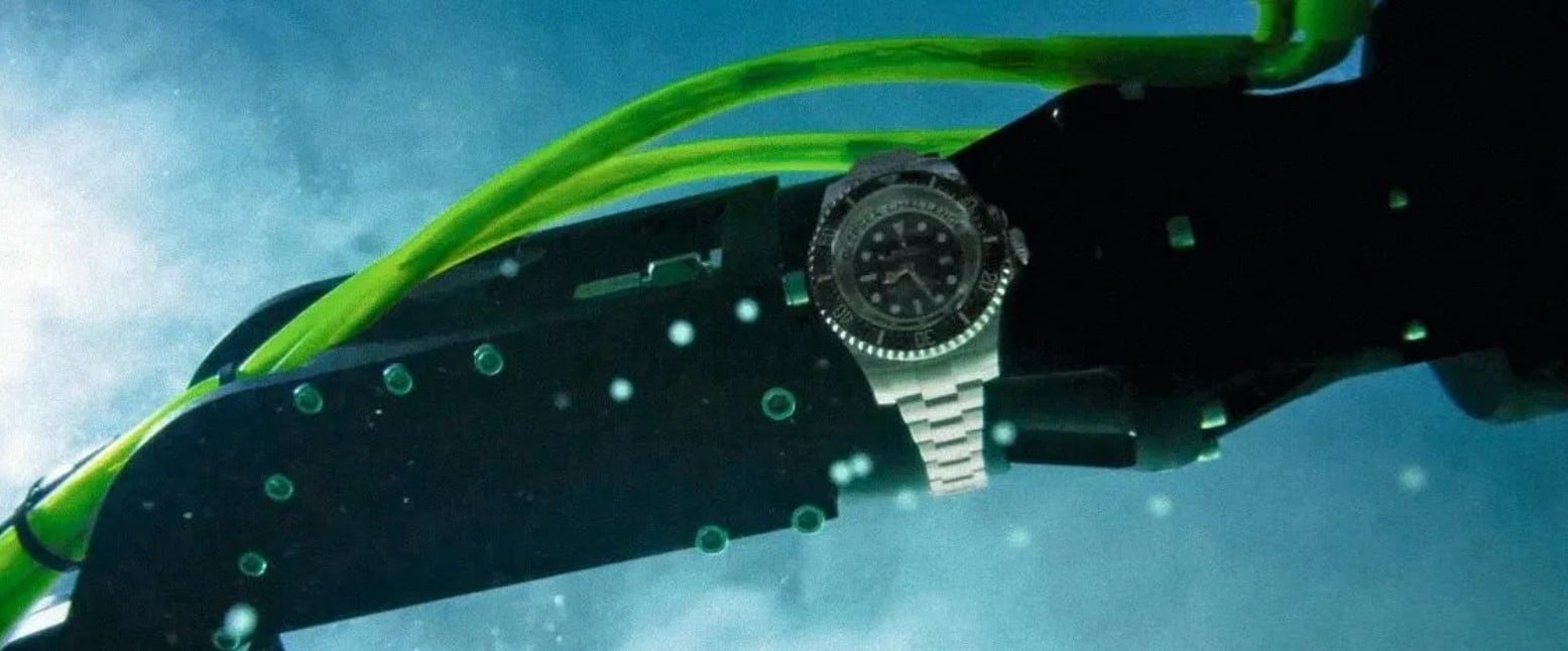 James Cameron's Rolex Deepsea Challenge in action