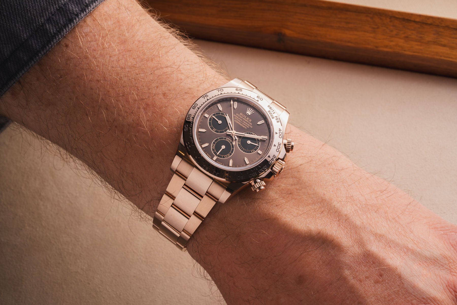 Rolex Cosmograph Daytona ref. 126505-0005 wrist shot