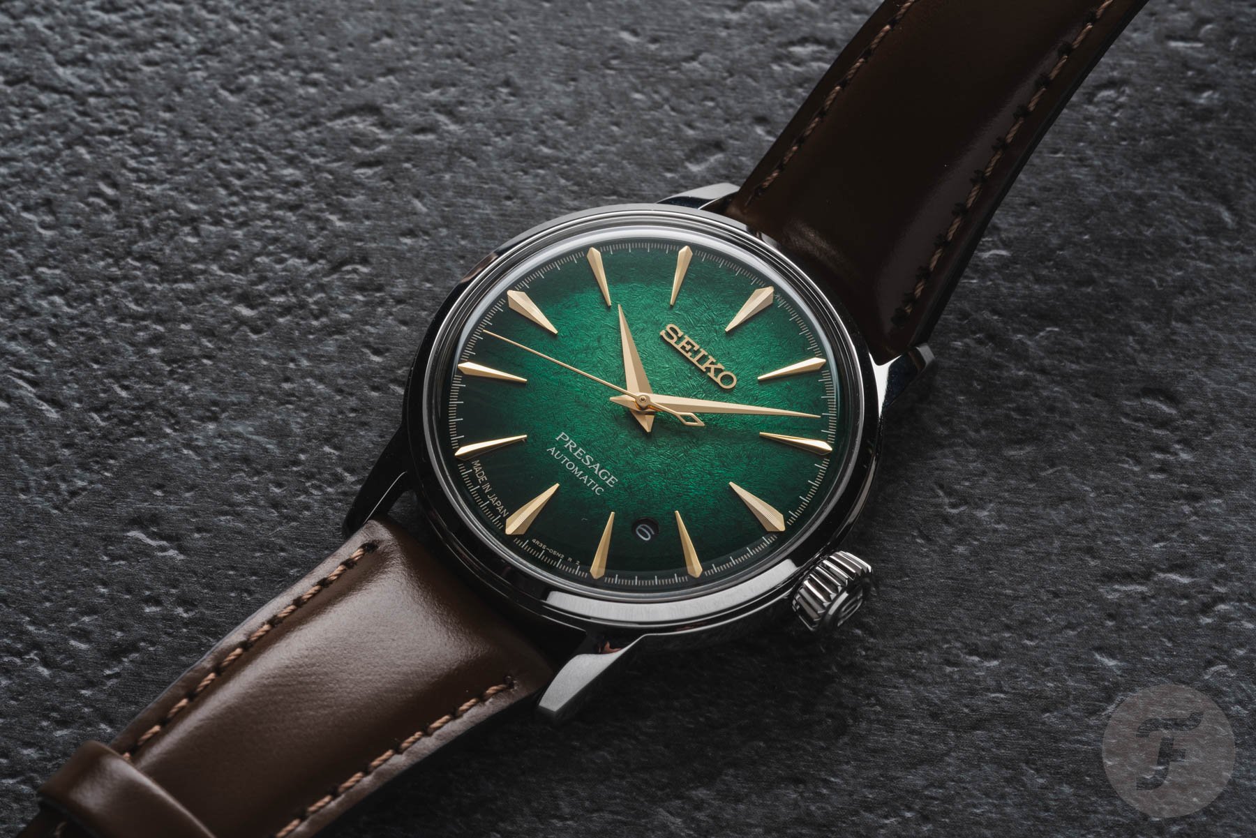 Seiko Presage Cocktail Time HCB002 flat-lay