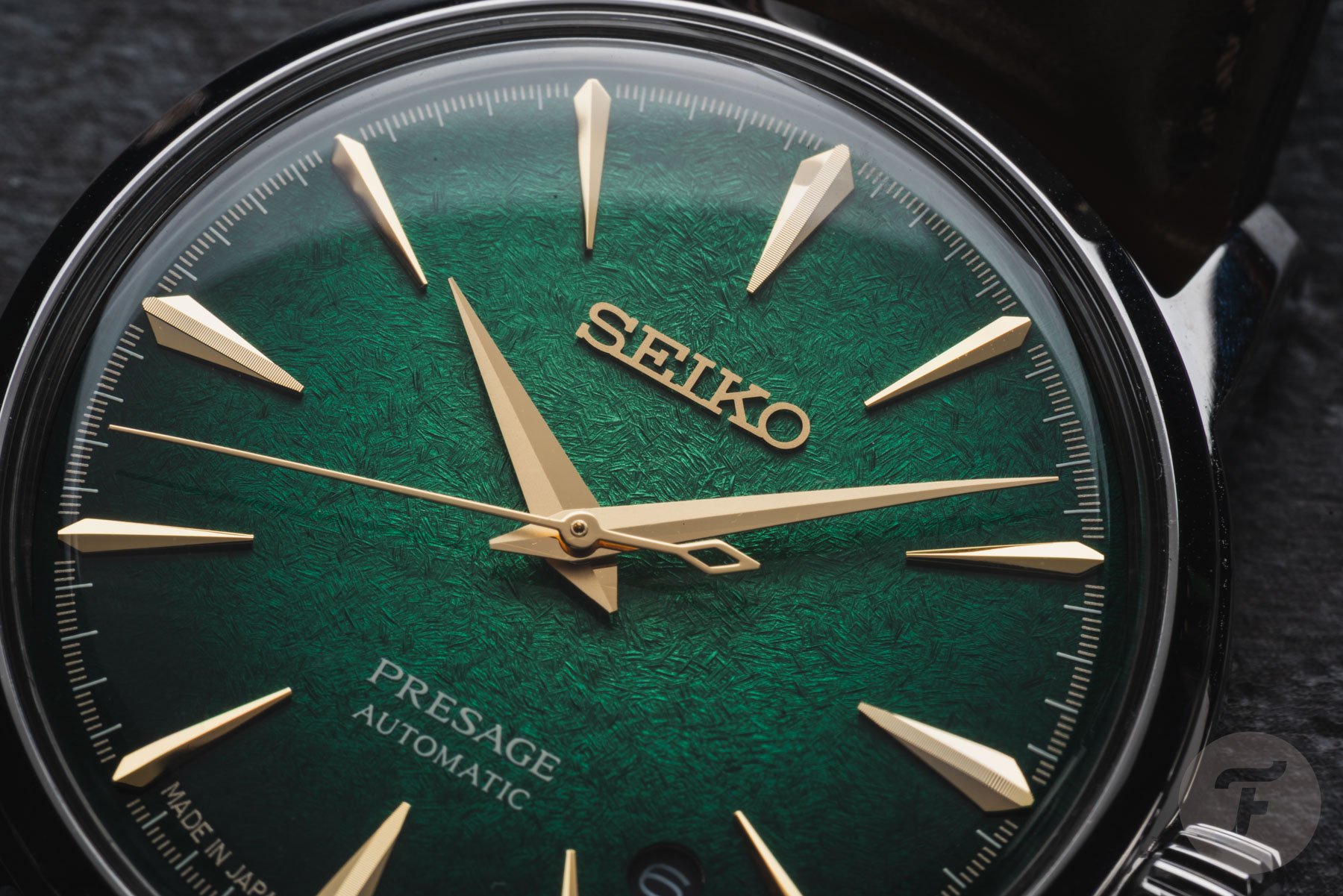 Seiko Presage Cocktail Time HCB002 dial macro