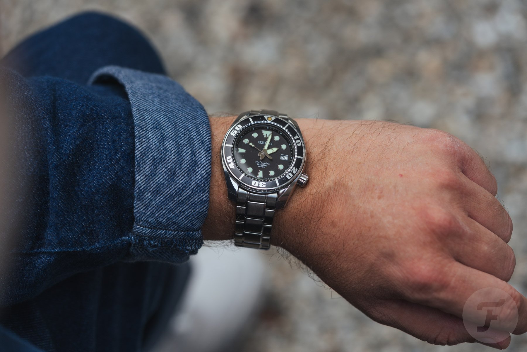 Seiko Sumo SBDC001 wrist shot