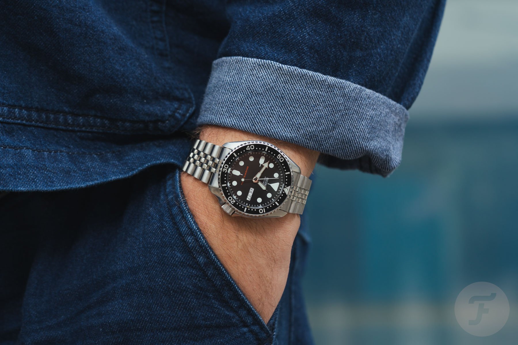 Seiko SKX007 pocket shot