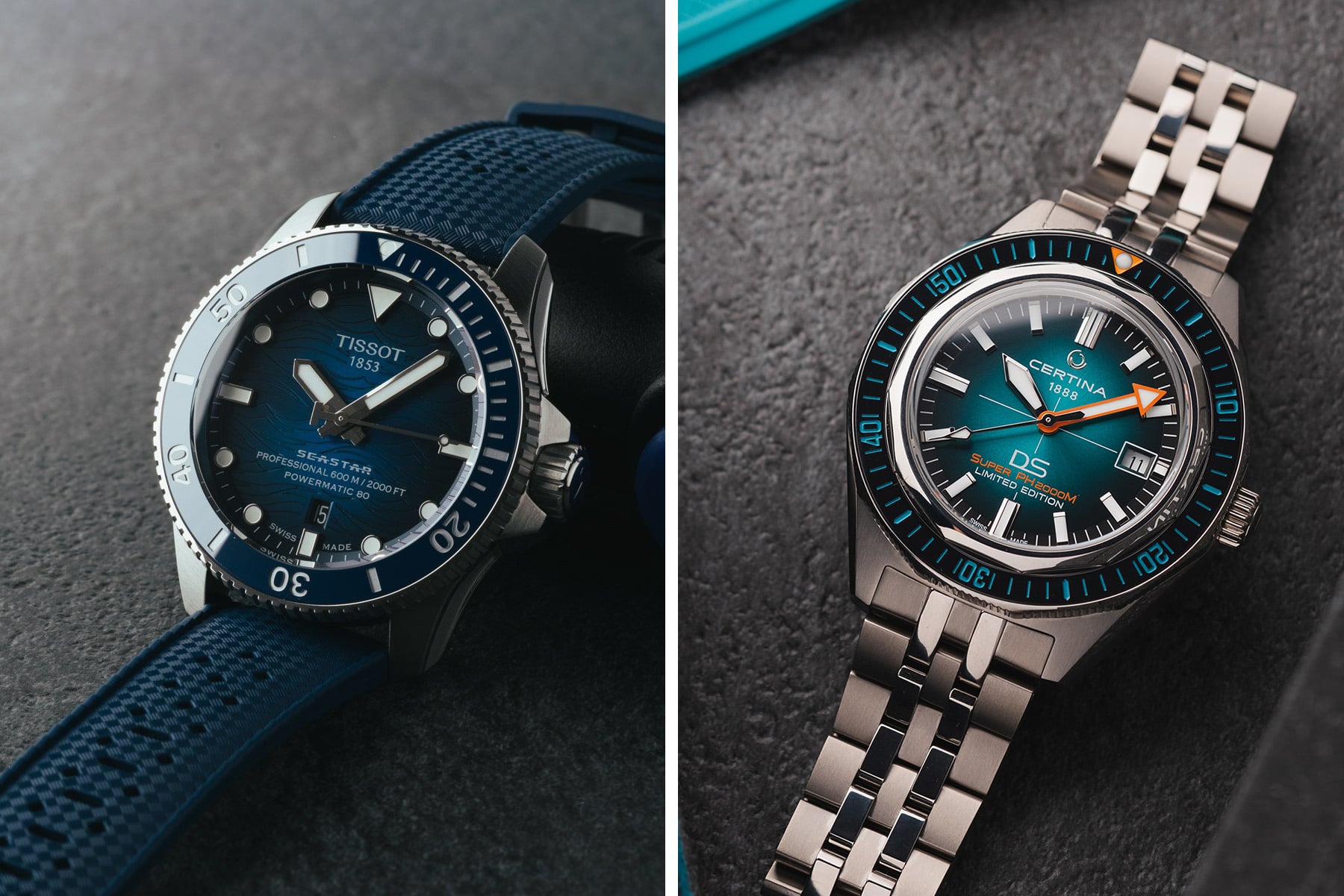 Sunday Morning Showdown: Certina DS Super PH2000M STC vs Tissot Seastar 2000 44mm - News Directory 3