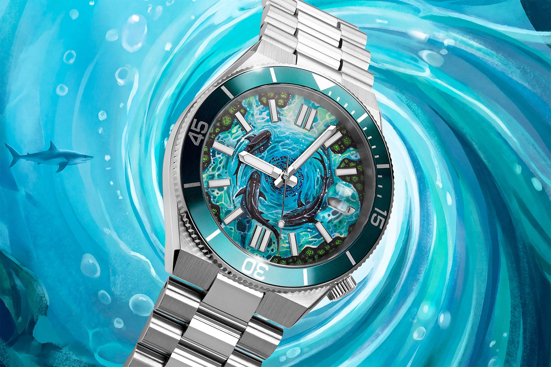 IFL Watches Revisits The Koi Fish Concept For The IFLW × Citizen Tsuyosa Shore Mako