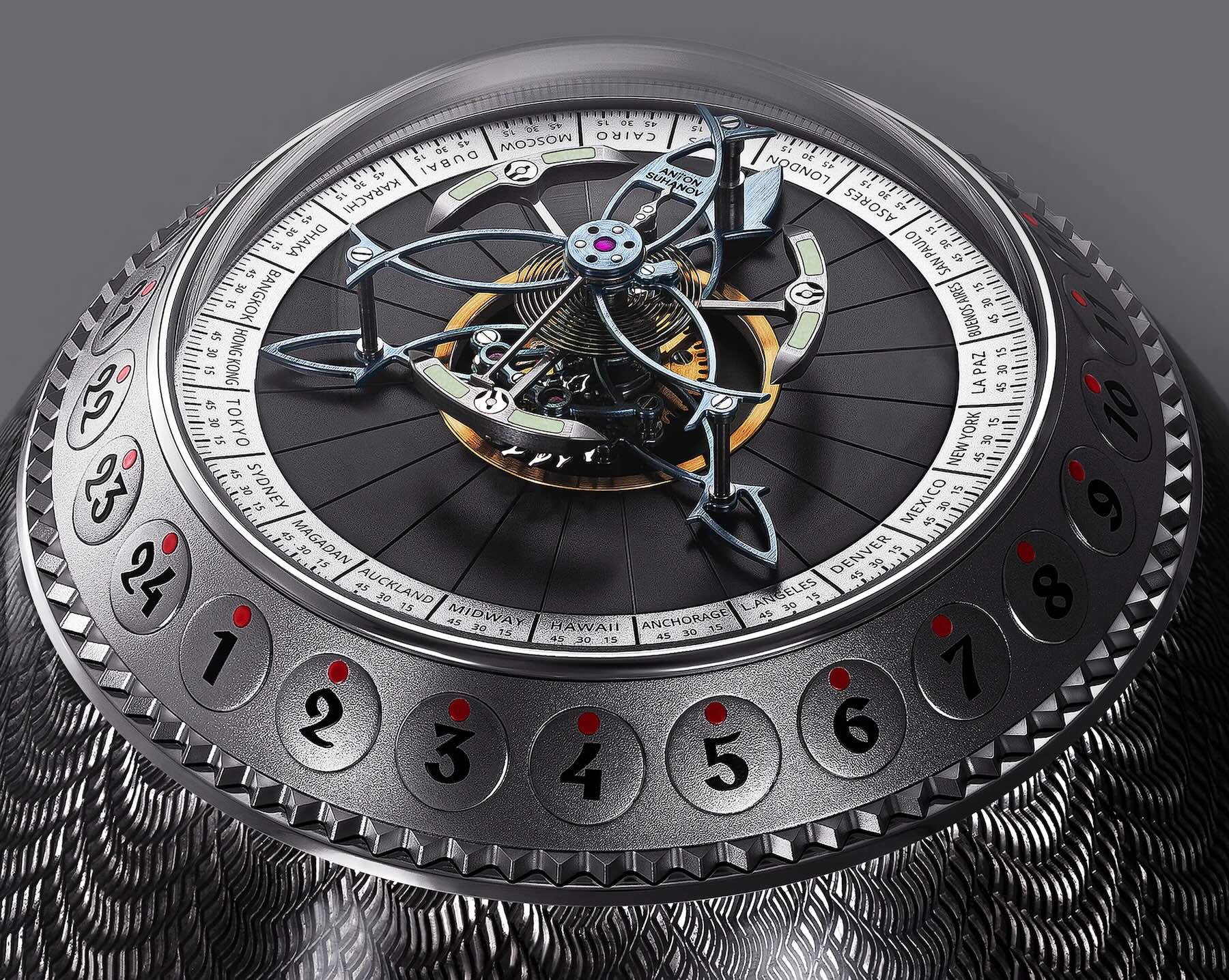 Anton Suhanov St. Petersburg Easter Egg Tourbillon Clock