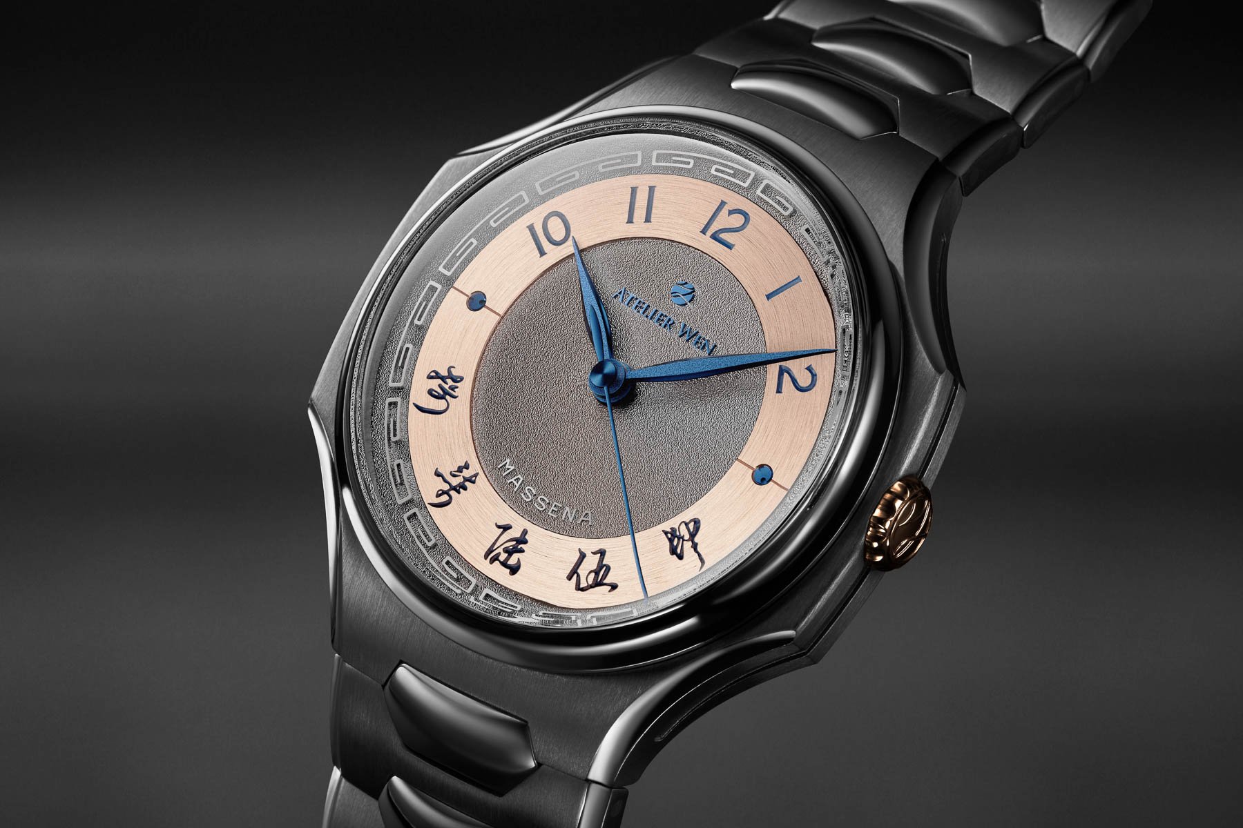 Atelier Wen x Massena LAB Inflection Shuò Rose Gold diagonal