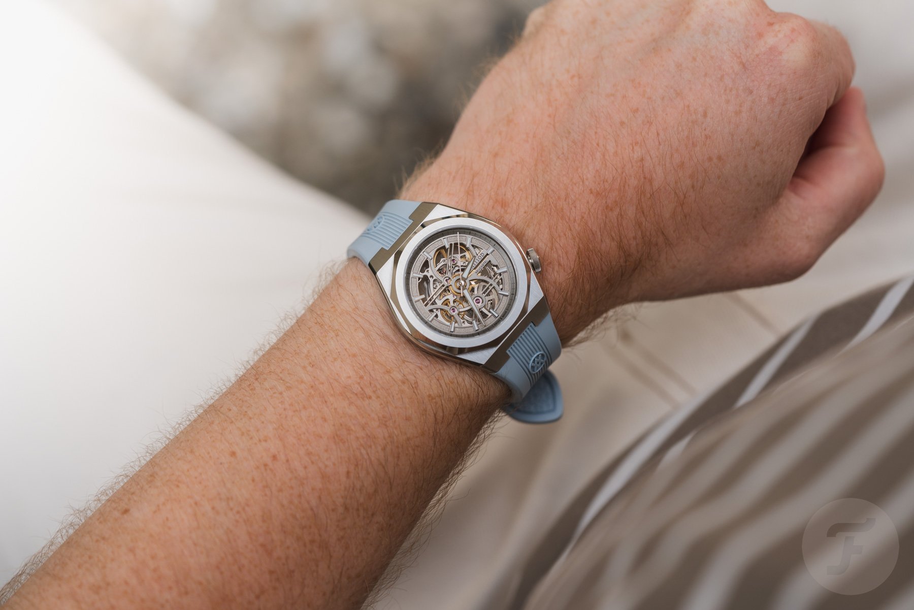 Wristshot of the BA11OD Chapter 7 Skeleton