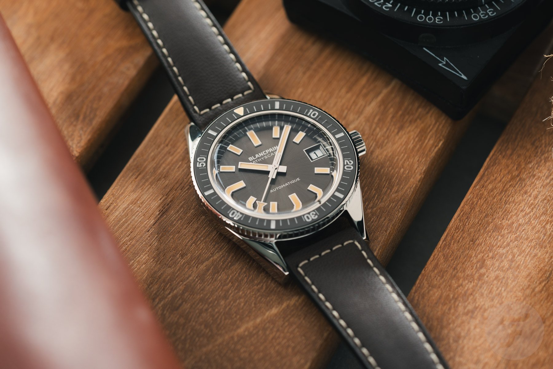 Blancpain Fifty Fathoms Bathyscaphe 70th Anniversary flat-lay