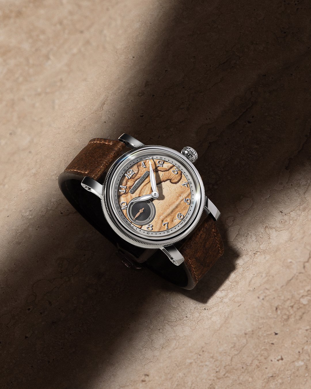 Chronoswiss Small Second Jasper birds-eye view