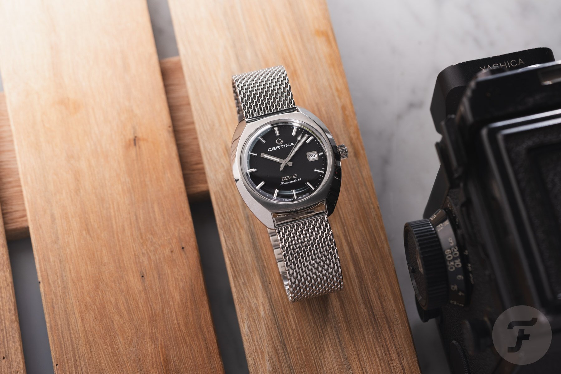 The black-dial Certina DS-2 Powermatic 80