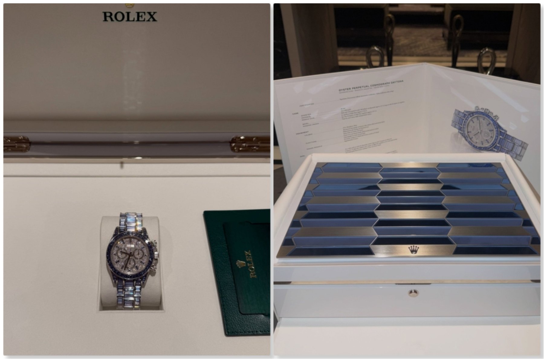 Dake's Rolex Daytona in the box