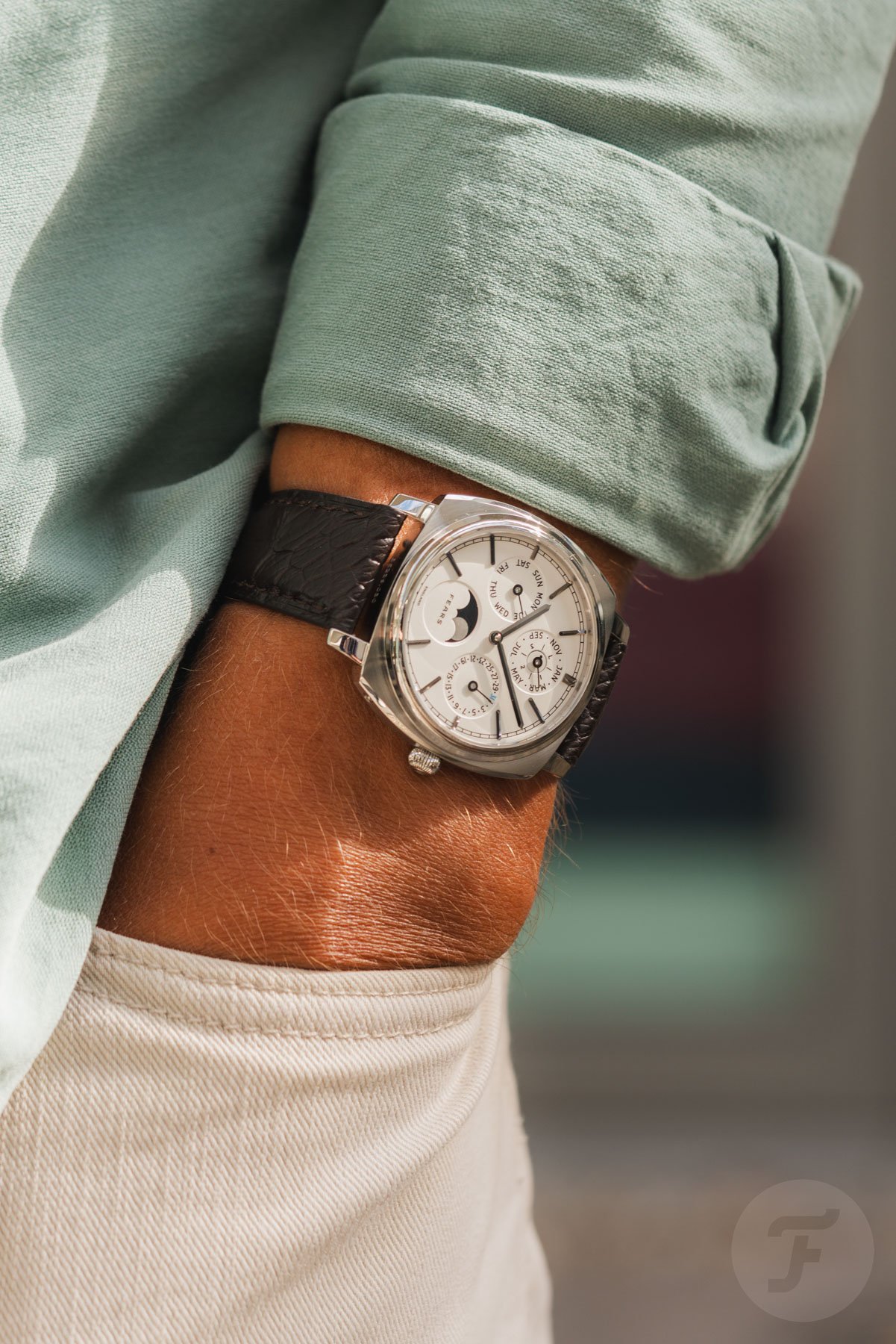 Fears Brunswick 39 Perpetual Calendar pocket shot