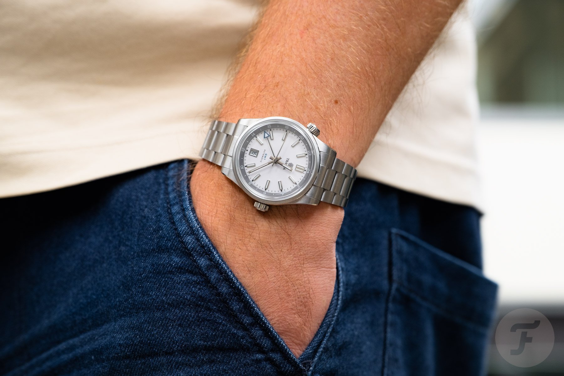 microbrands — Traska Venturer GMT pocket shot