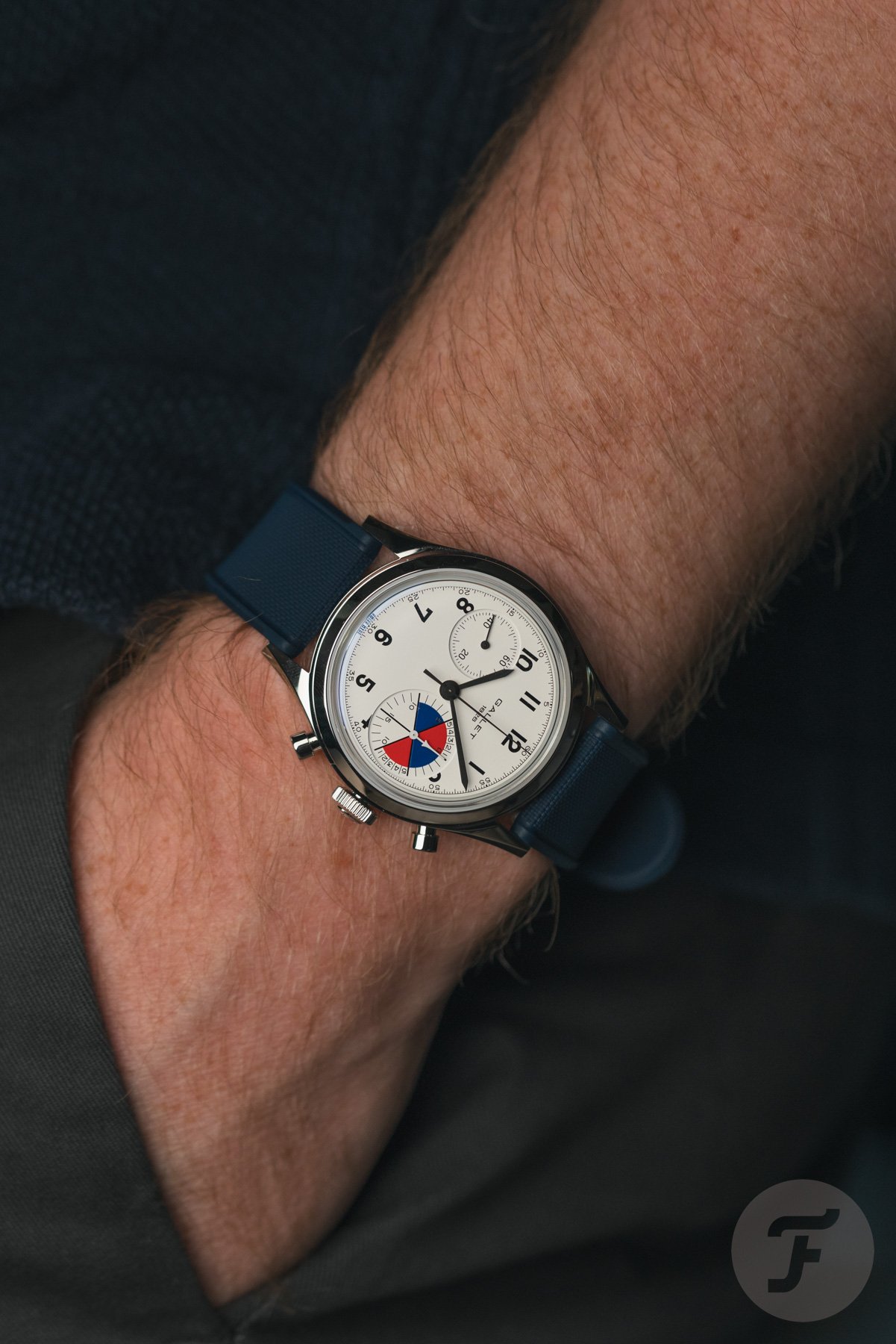 Gallet Tribute to Yachting Big Eye pocket shot