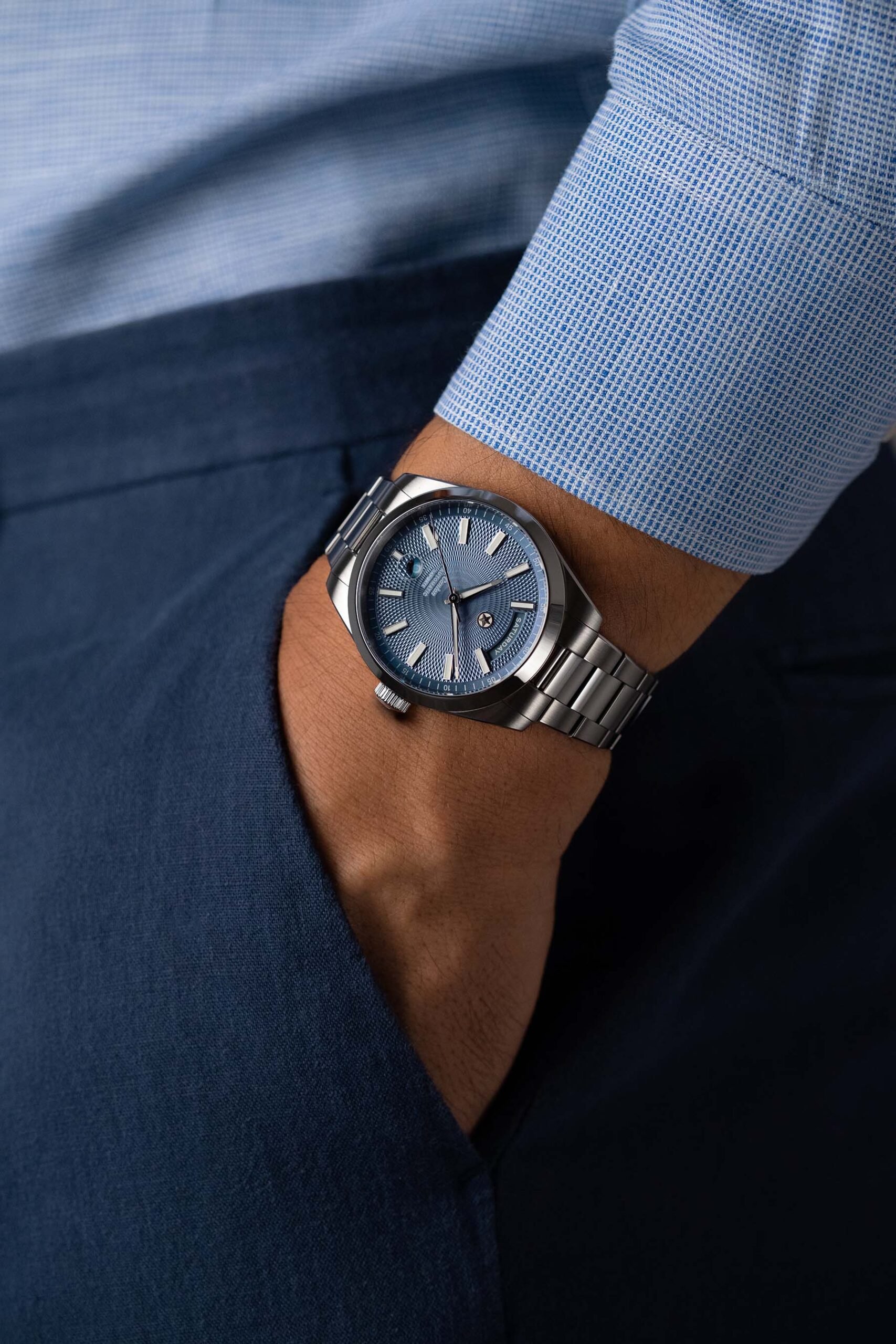 Slate-dial Jack Mason Canton Day-Date pocket shot