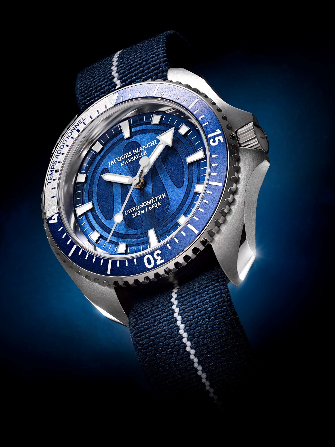 Olympique de Marseille × Jacques Bianchi Marseille JB200 Chronometer