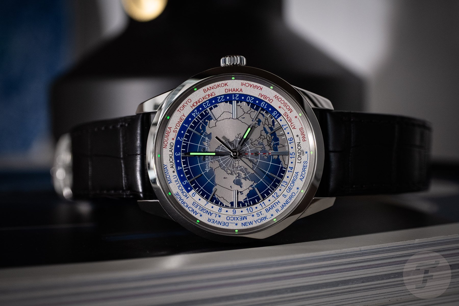 Jaeger-LeCoultre Geophysic Universal Time in the dark