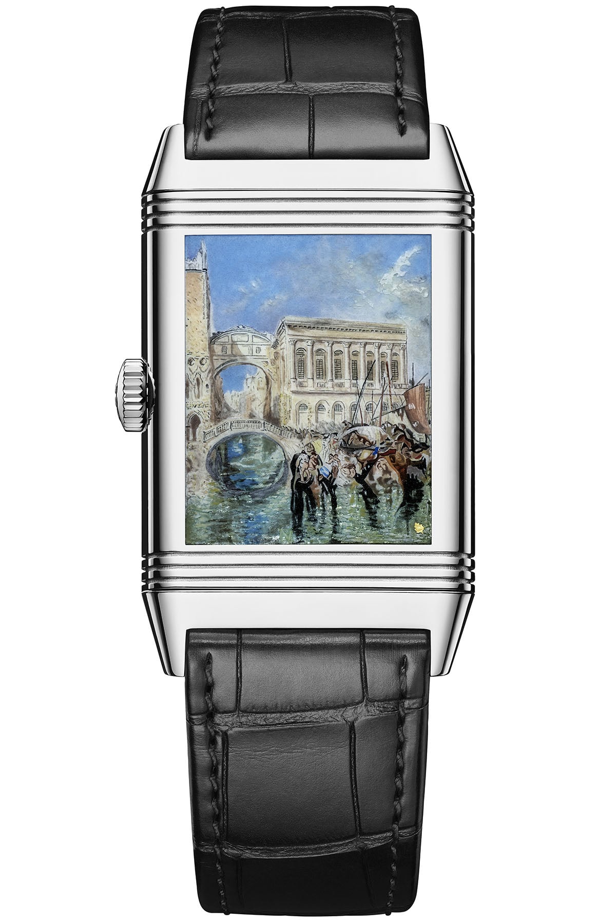 Jaeger-LeCoultre Reverso Tribute Enamel Turner Series Q39334W4 back