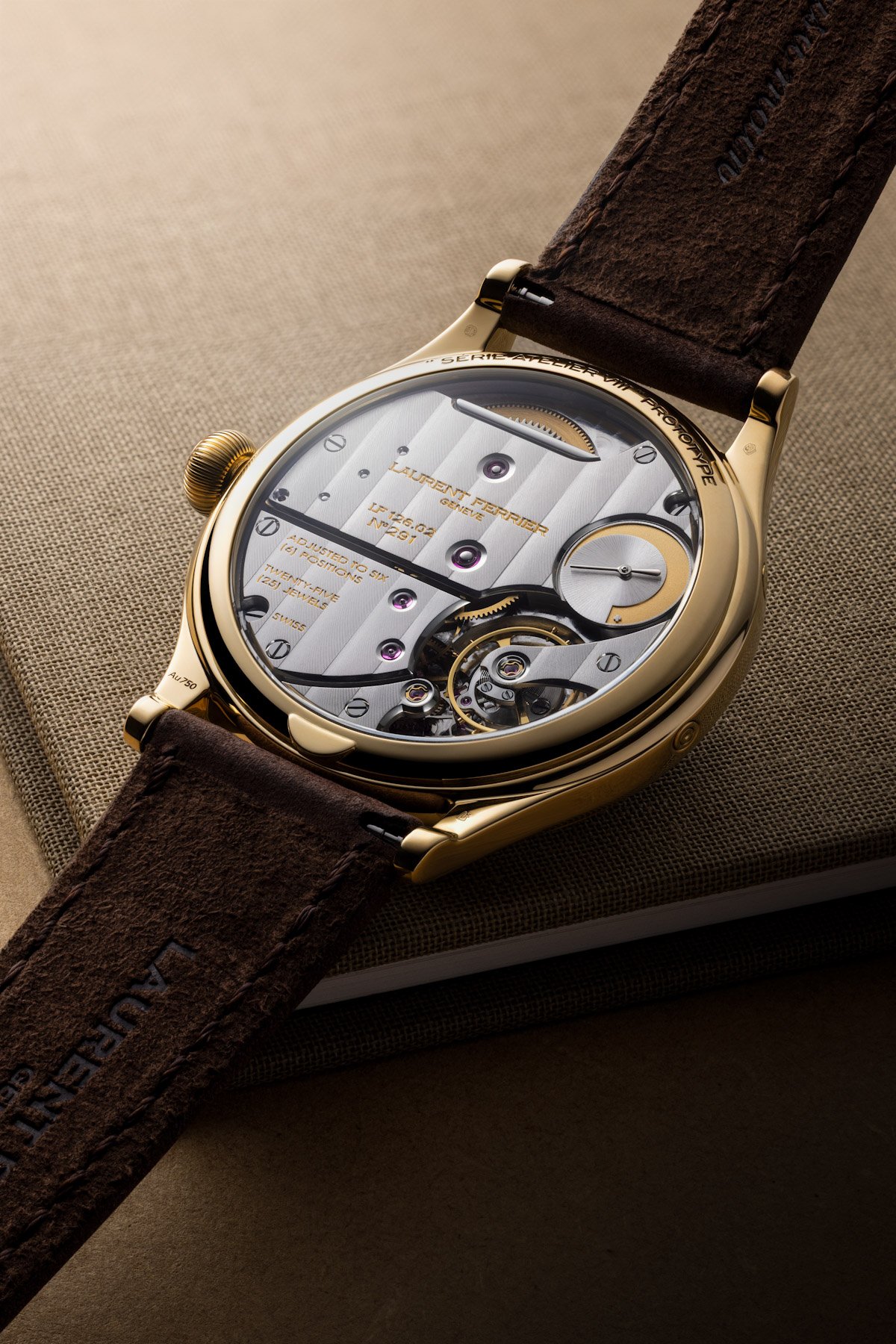 Laurent Ferrier Classic Moon Dusk face down