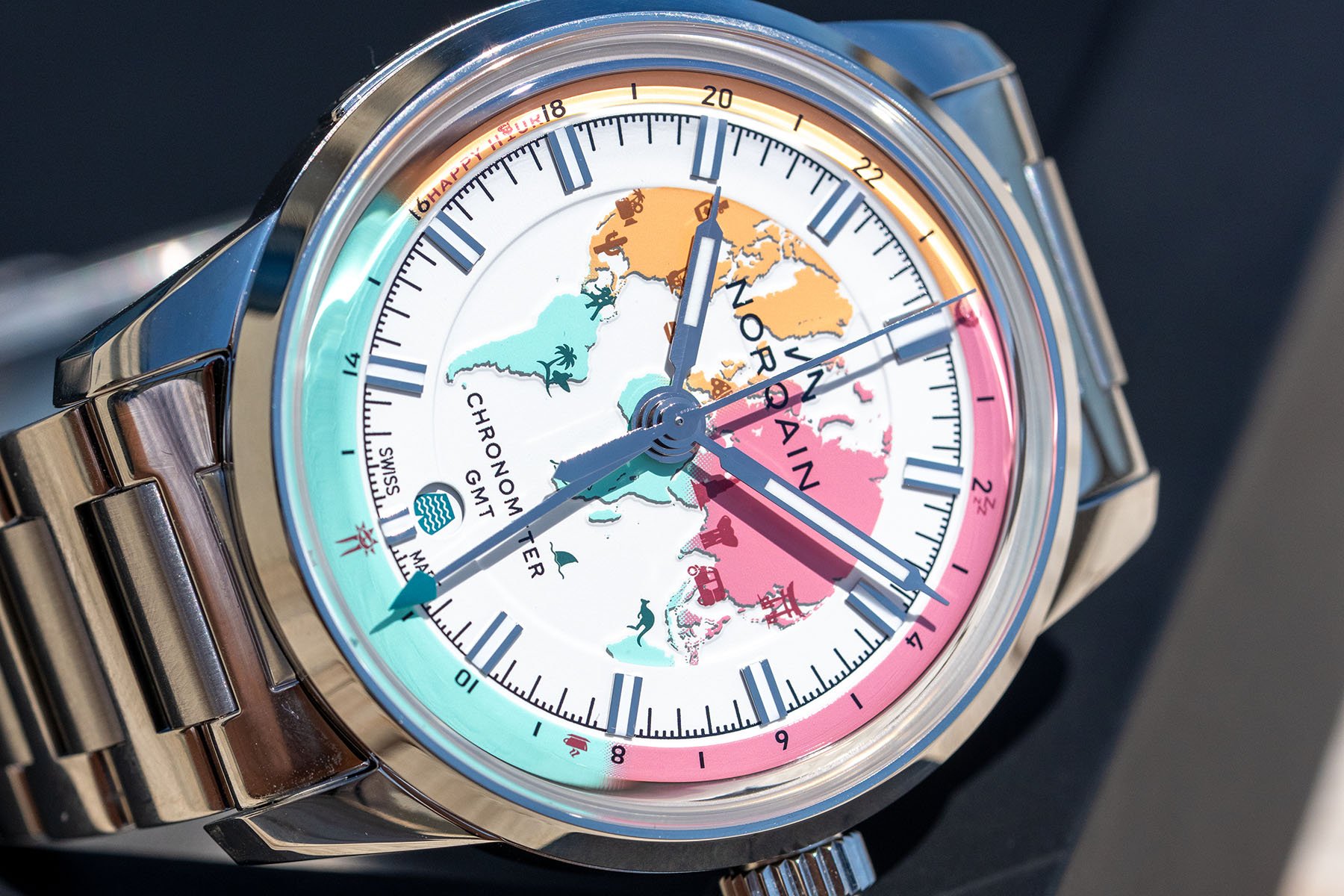 Norqain's freedom GMT enjoy life holiday edition hides a golden ticket to the maldives