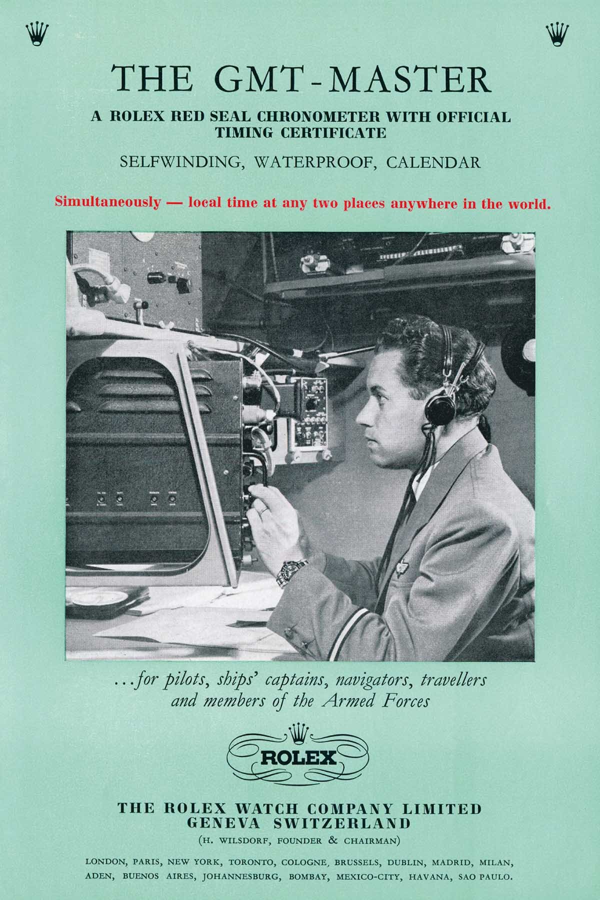 GMT-Master brochure, 1956